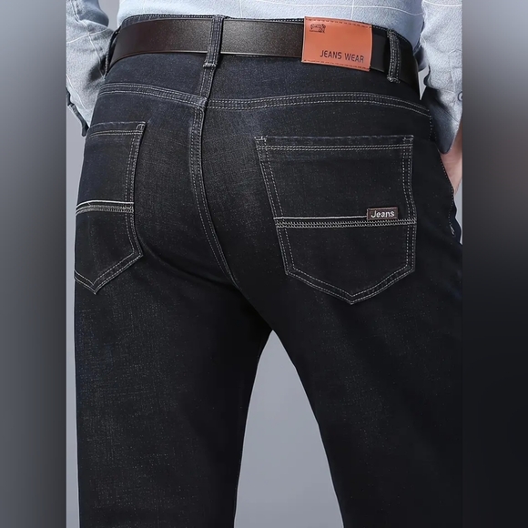 Jeans Wear Men's NWOT Black Straight Leg Jeans Size 34x29 - Picture 10 of 12